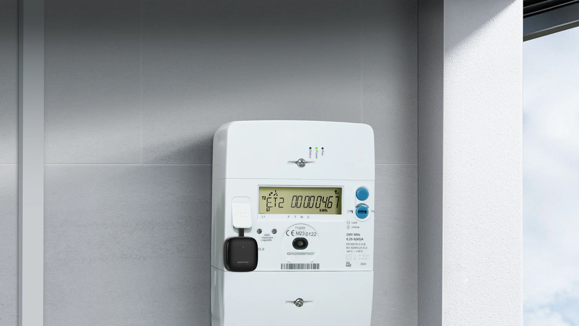 MARSTEK CT003 energiemeter voor P1- en IR-aansluiting